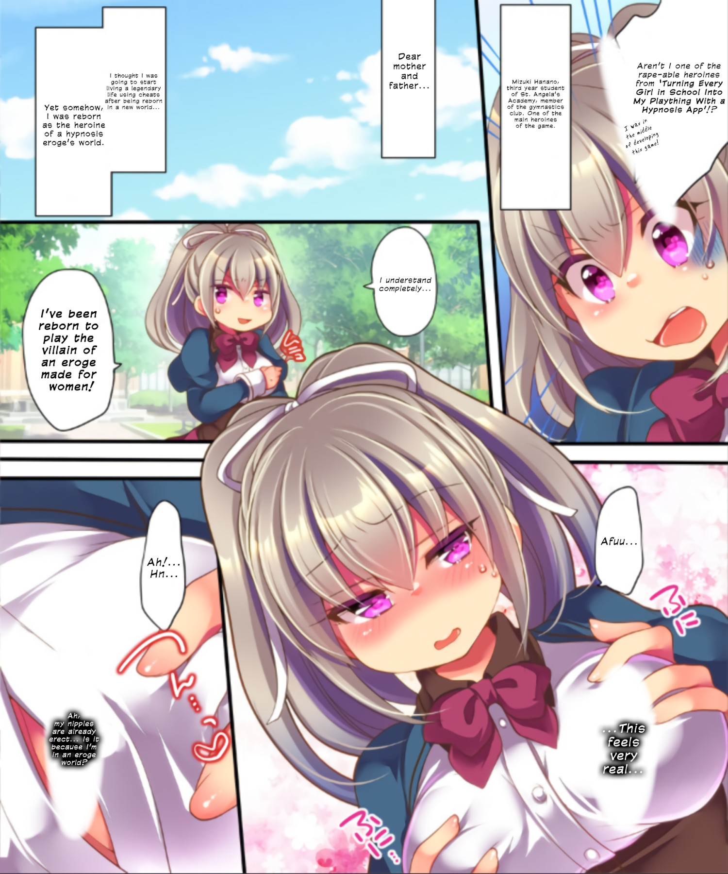 Hentai Manga Comic-Reborn as a Heroine in a Hypnosis Mindbreak Eroge: I Need to Get Out of Here Before I Get Raped!-Read-8